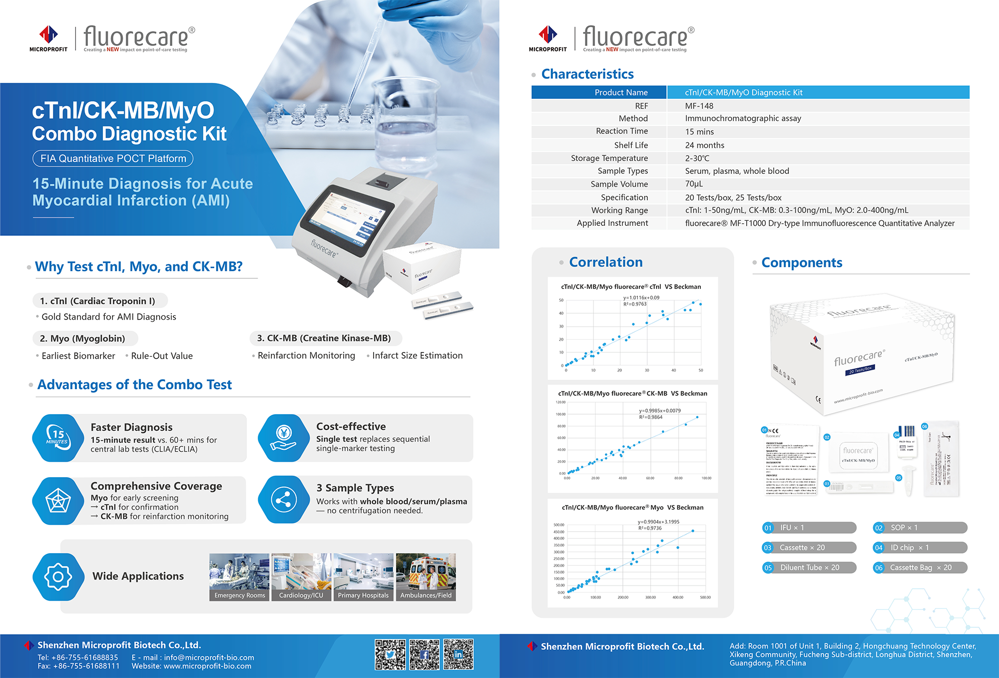 fluorecare Combo Cardiac Diagnostic Kit